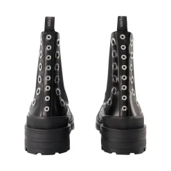 Chelsea Boots<Alexander McQueen Oversized Tread Chelsea Boots Sort