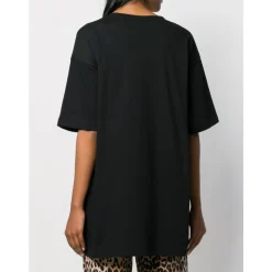 T-Shirts<Gucci Oversized T-shirt med pailletdetaljer Sort