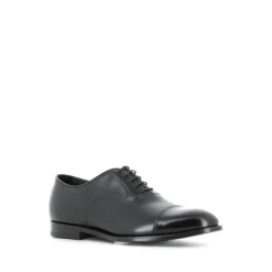 Business Sko<Doucal's Oxford Cap Toe Sko Sort