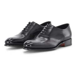 Business Sko<Santoni Oxford Shoe Grå