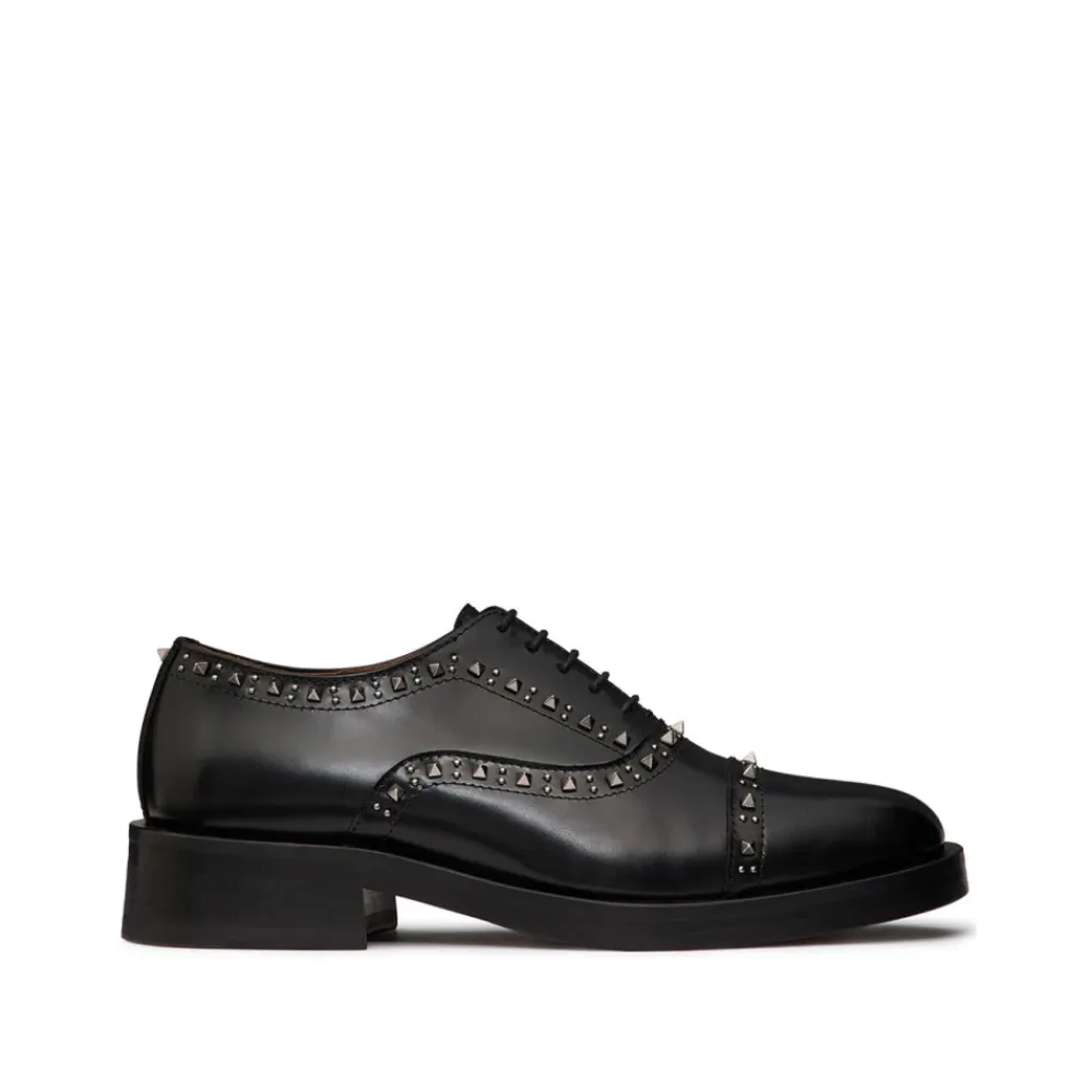Snøresko<Valentino Garavani Oxford Snøresko Sort