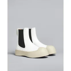 Chelsea Boots^Marni Pablo Beatle Støvler Hvid