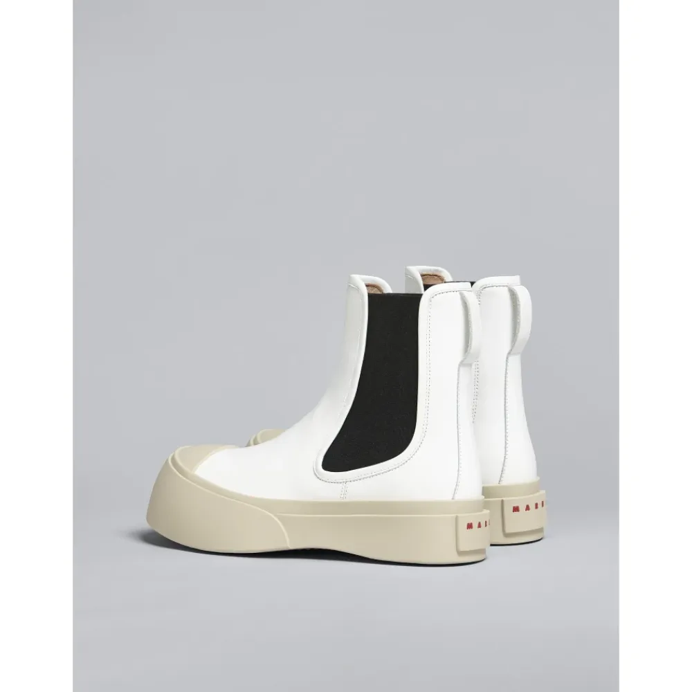 Chelsea Boots^Marni Pablo Beatle Støvler Hvid
