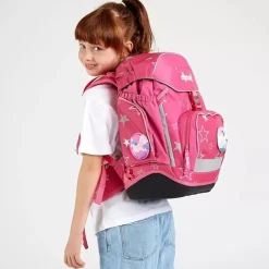 Tasker<Ergobag Pack Set Zaino STARLIGHTBEAR Pink