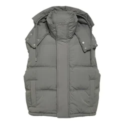 Jakker<Ami Paris Padded Down Puffer Gilet Jakke Grå