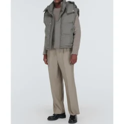 Jakker<Ami Paris Padded Down Puffer Gilet Jakke Grå