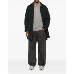 Frakker^Stone Island Padded Nylon Coat Sort