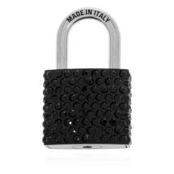 Tilbehør Til Tasker<Balenciaga Padlock-shaped Pendant Sort