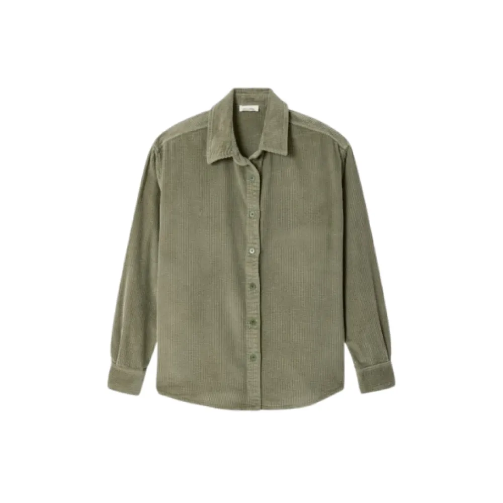 Skjorter^American Vintage Padow Shirt Grøn