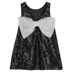 Kjoler & Nederdele^Balmain Paillet Festkjole Trapez Stil Sort