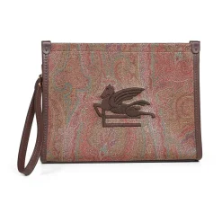 Clutch^Etro Paisley Clutch Brun