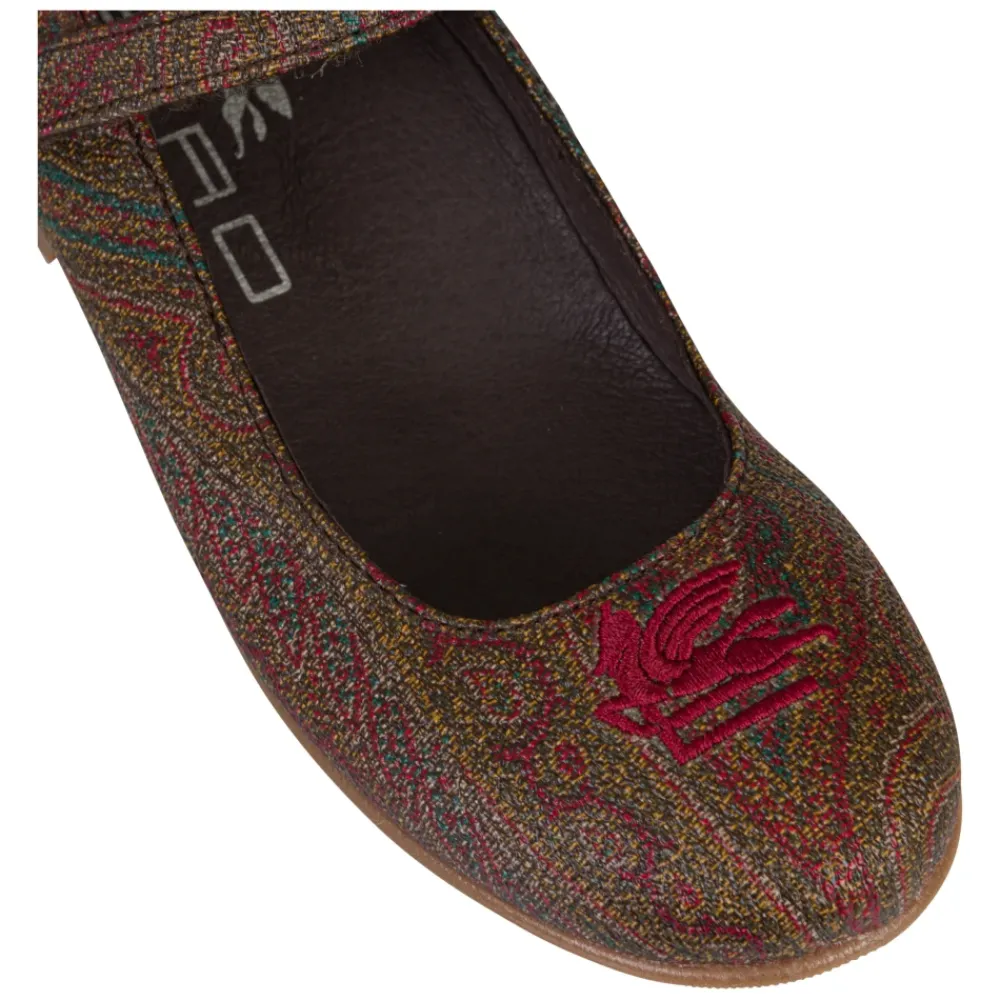 Ballerinasko^Etro Paisley Jacquard Ballerinasko Brun