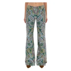 Bukser^Etro Paisley Print Flare Bukser Multifarvet
