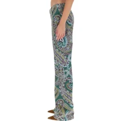 Bukser^Etro Paisley Print Flare Bukser Multifarvet