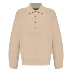 Strik^Jacquemus Pallone Vareuse-Style Strik Beige