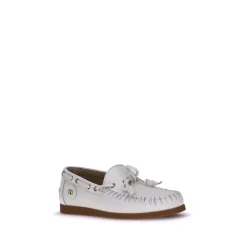 Sejlersko<Valentino Garavani Palm Avenue Båd Loafers Læder Tassels Grå