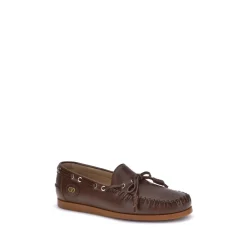 Sejlersko^Valentino Garavani Palm Avenue Båd Loafers Læder Tassels Brun