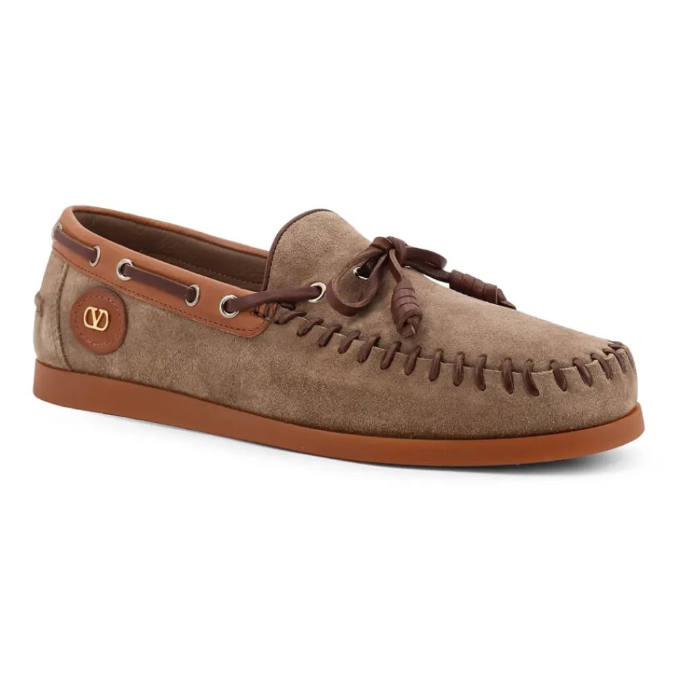 Sejlersko<Valentino Garavani Palm Avenue Moccasins Brun
