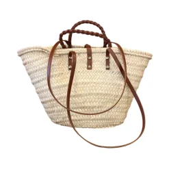 Indkøbstasker^Craie Studio Panier Spiral Beige