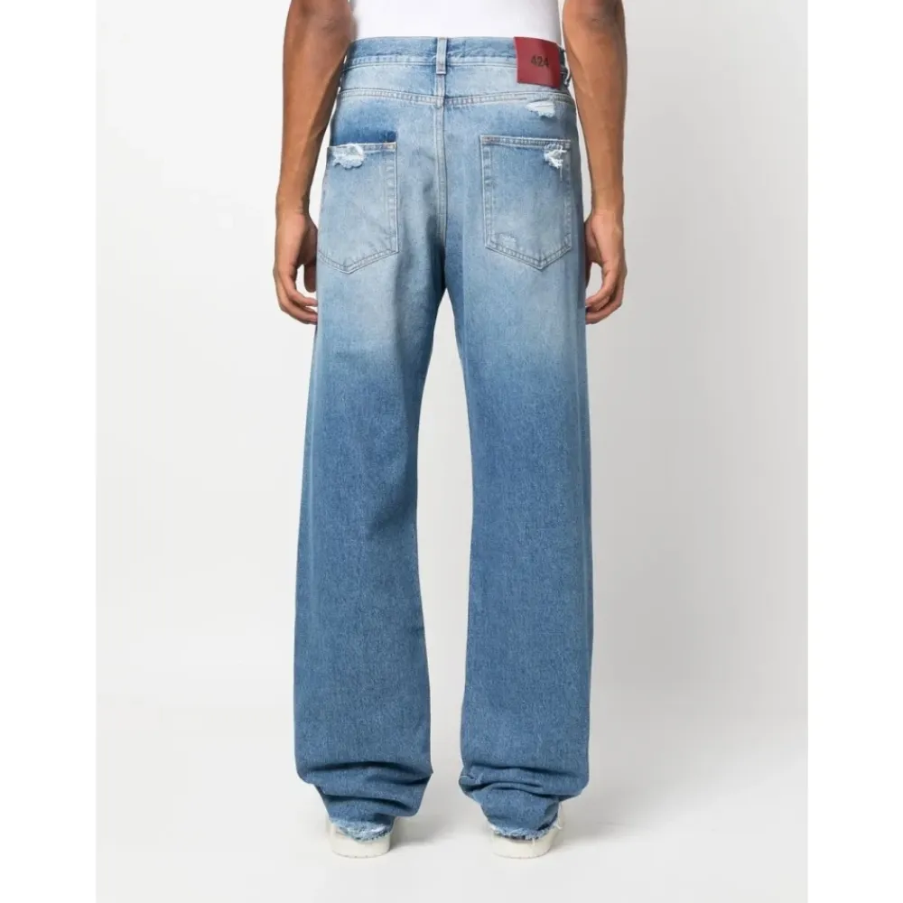 Jeans<424 Pantalone Blå