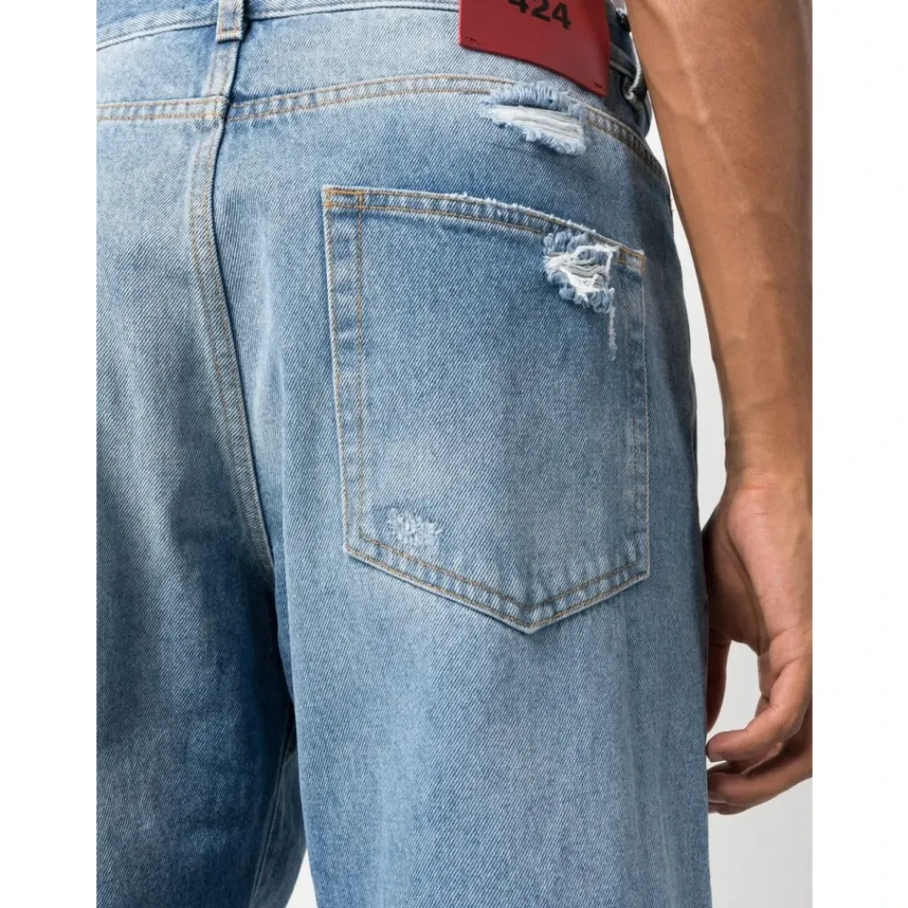 Jeans<424 Pantalone Blå