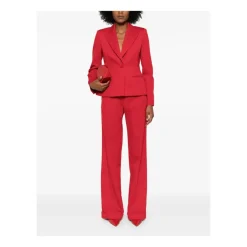 Bukser^Amen Pantalone Wide Trousers Rød