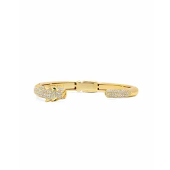 Smykker^Nialaya Panther Cuff Bangle Gul