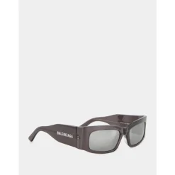 Solbriller<Balenciaga Paper rektangulære solbriller Grå