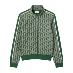 Træningsjakker<Lacoste Paris Zip-Up Jacquard Track Jacket Grøn