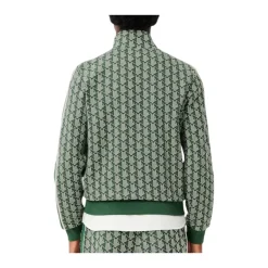 Træningsjakker<Lacoste Paris Zip-Up Jacquard Track Jacket Grøn