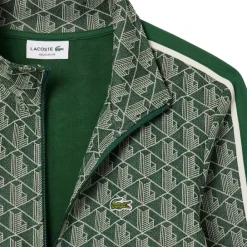 Træningsjakker<Lacoste Paris Zip-Up Jacquard Track Jacket Grøn