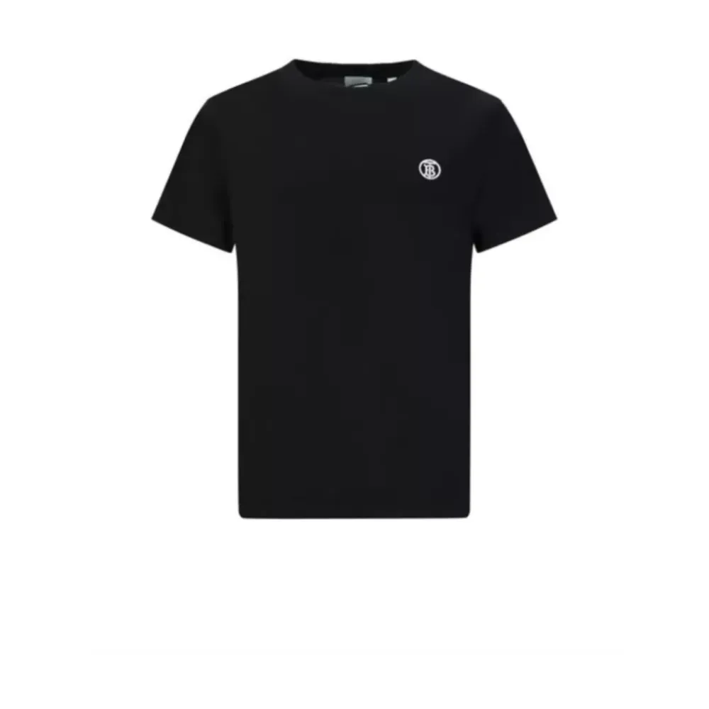 T-Shirts<Burberry Parker Logo T-Shirt Sort