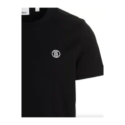 T-Shirts<Burberry Parker Logo T-Shirt Sort