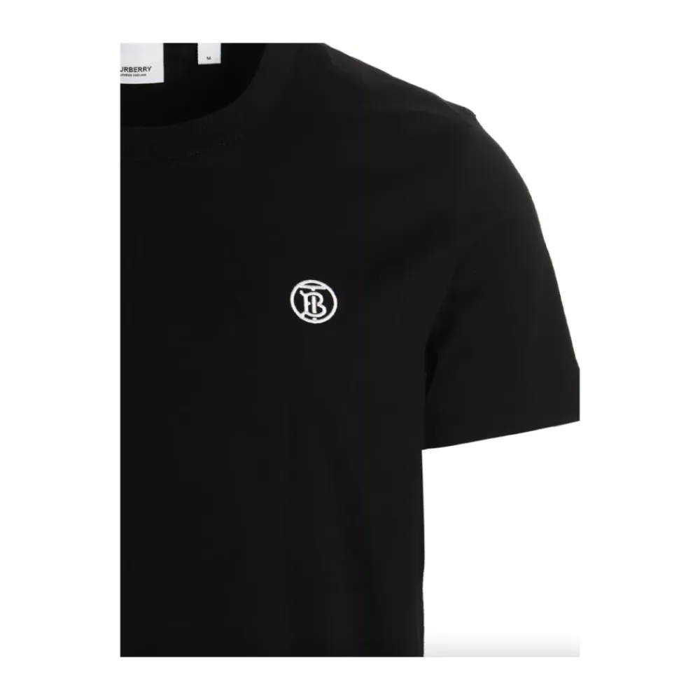 T-Shirts<Burberry Parker Logo T-Shirt Sort