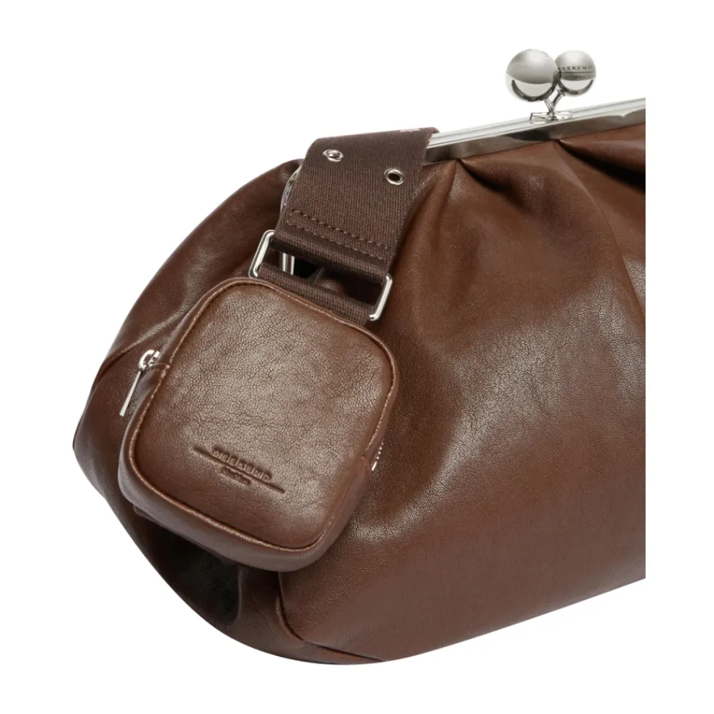 Clutch<Weekend Max Mara Pasticcino Large Bag Brun