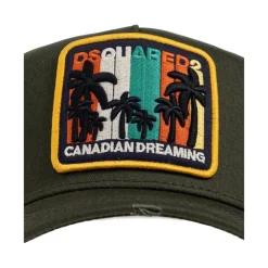 Huer, Kasketter & Hatte^Dsquared2 Patch Baseball Cap Grøn