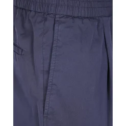 Bukser^Incotex Pattern 54 Cotton Twill Chino Pants Blå