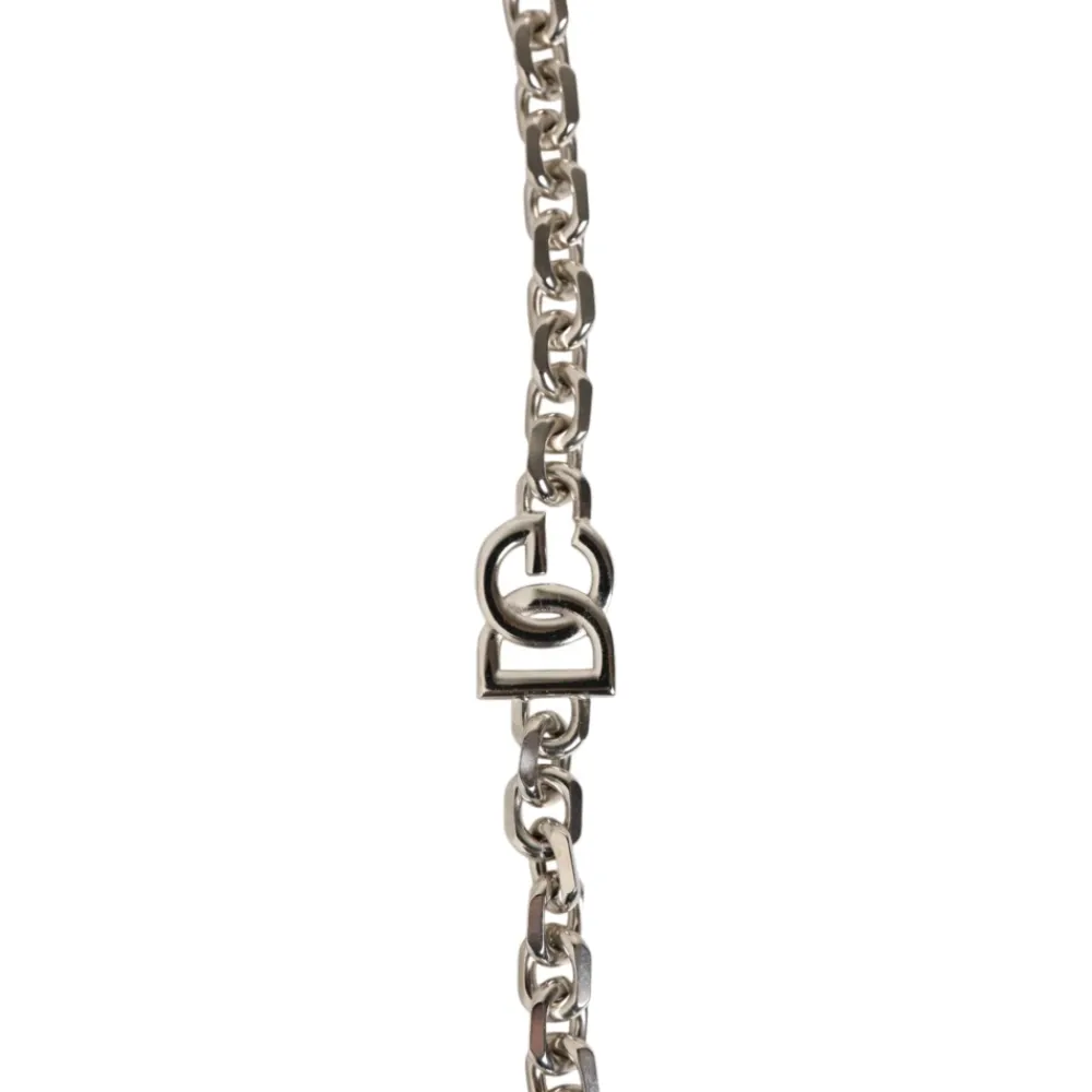 Tilbehør Til Tasker<Dolce & Gabbana Pearl Chain Shoulder Strap Sort