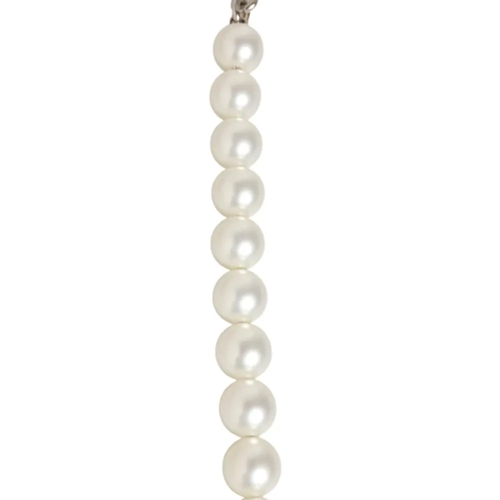 Tilbehør Til Tasker<Dolce & Gabbana Pearl Chain Shoulder Strap Sort
