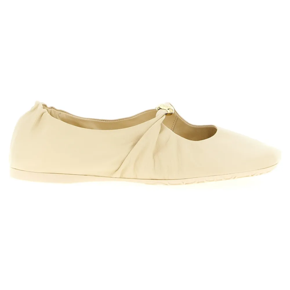 Ballerina Sko<Loewe Pebble Soft Ballet Flat Gul