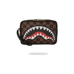 Toilettasker<SPRAYGROUND Peeking Character Check Toiletry Brun