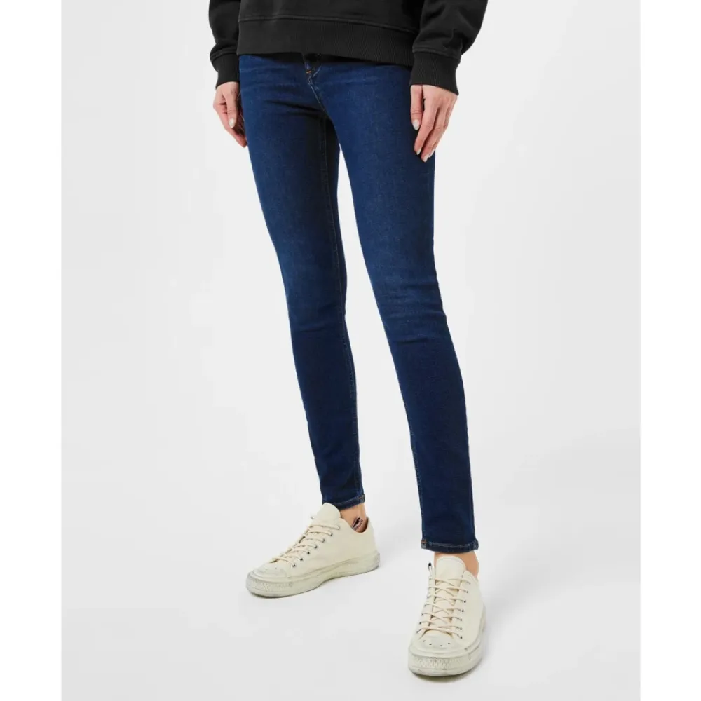 Jeans^Acne Studios Peg Skinny Jeans Blå