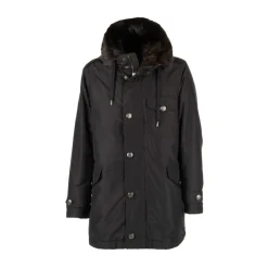Frakker^Dolce & Gabbana Pelsforet Parka Sort