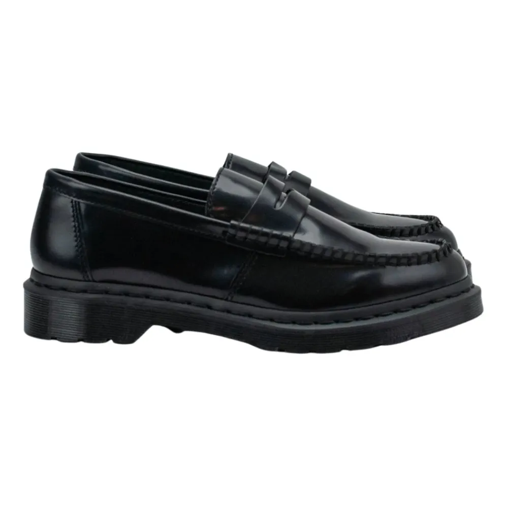Loafers<Dr. Martens Penton Polished Smooth 25015001 Sort