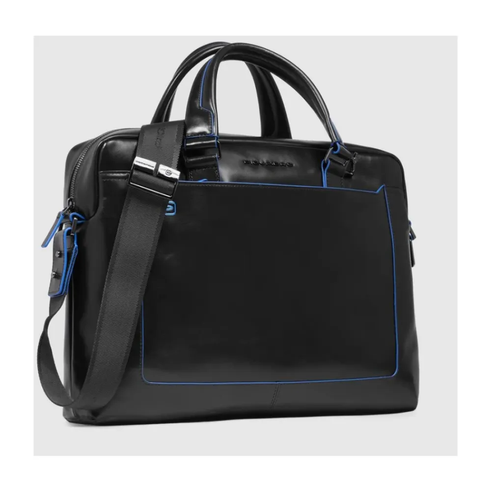 Laptop Tasker^Piquadro Personlig Laptop Taske 14" Sort