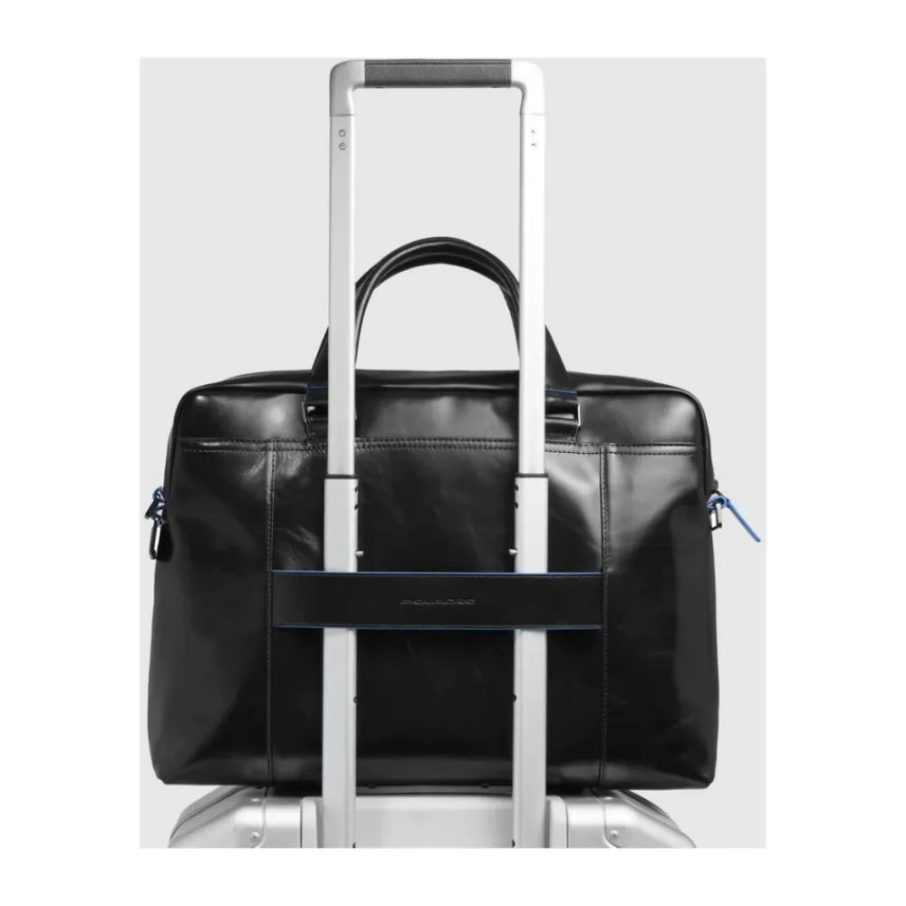 Laptop Tasker^Piquadro Personlig Laptop Taske 14" Sort
