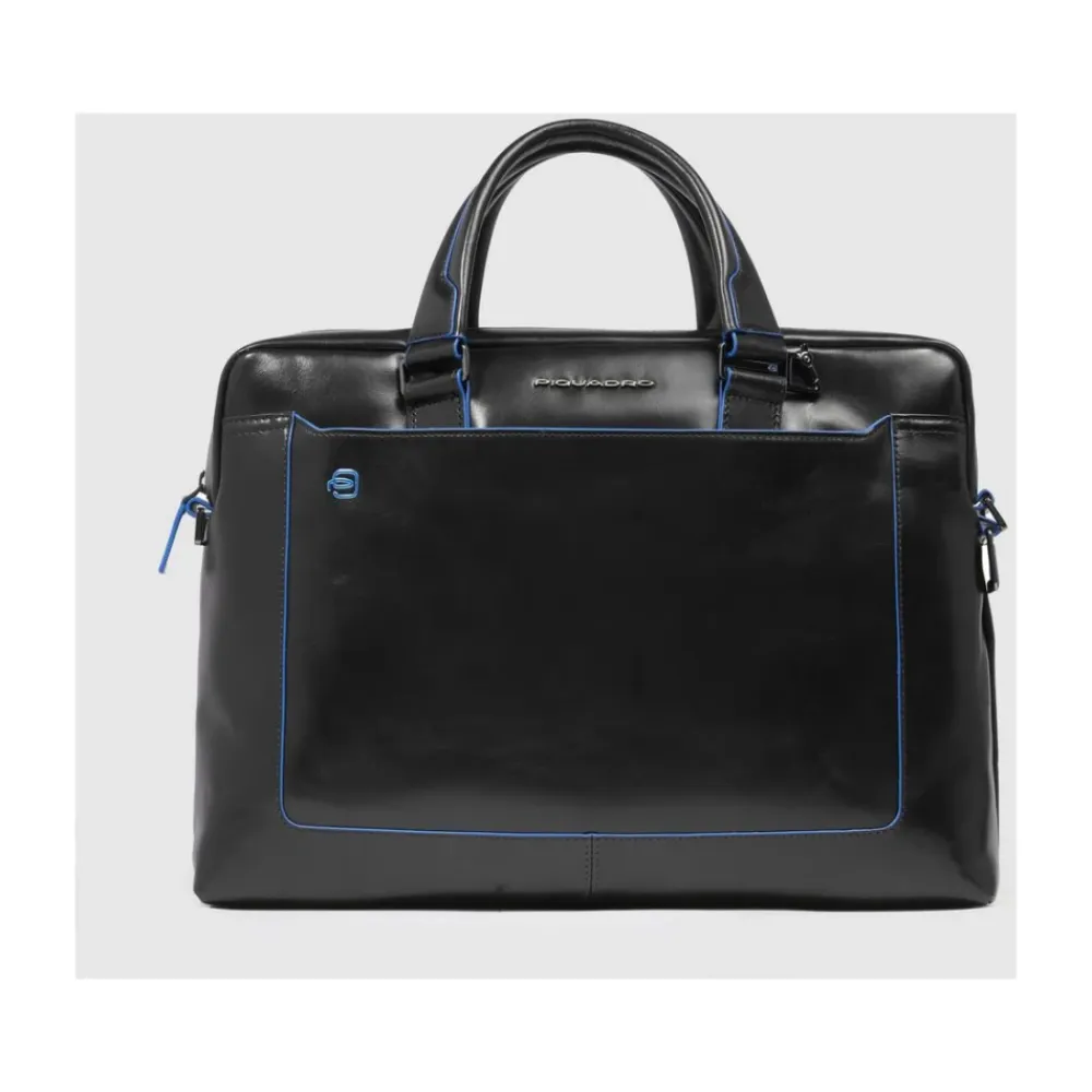 Laptop Tasker^Piquadro Personlig Laptop Taske 14" Sort