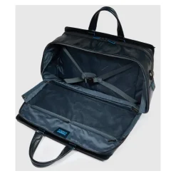 Rejsetasker<Piquadro Personlig weekendtaske til 14" laptop Sort