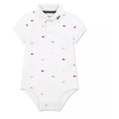 Bodystocking & Sæt<Lacoste Petit Piqué Bodysuit Hvid
