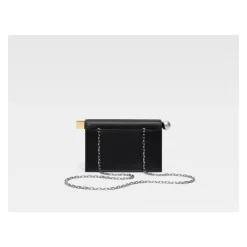 Clutch<Jacquemus Petite Pochette Rond Carre Læder Sort